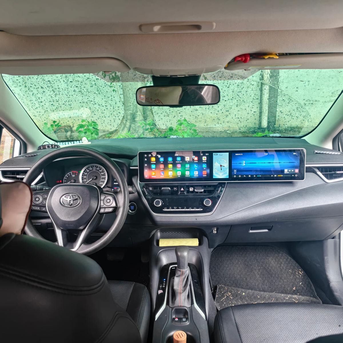 12.3-inch Android Dual-Screen Multimedia Car DVD Player for Toyota Corolla / Frontlander (2019–2025)