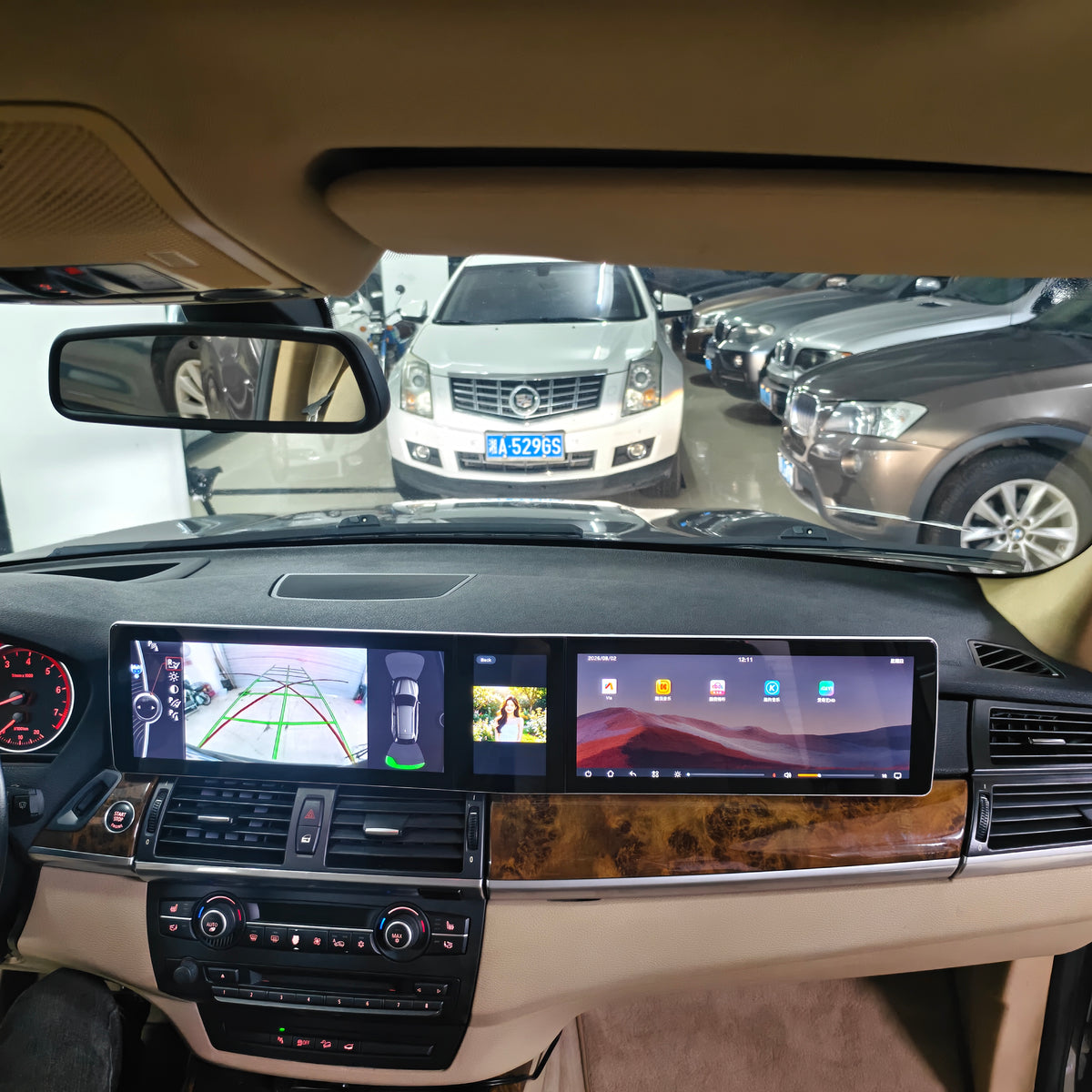 12.3-inch Triple-Screen Android Car DVD Player and Multimedia Radio for BMW X5, E70, E71 2007–2013