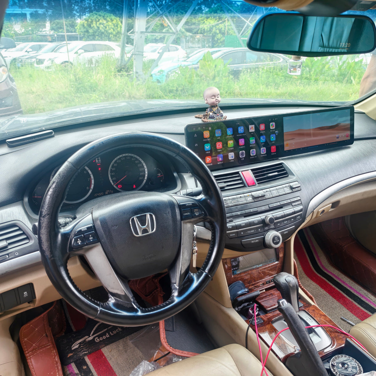 10.25-inchTriple-screen Android Car DVD Playerand Multimedia Radio for Honda Accord 8th Generation (Crosstour 2010–2013) CP1, CP2, CP3 (2008–2013)