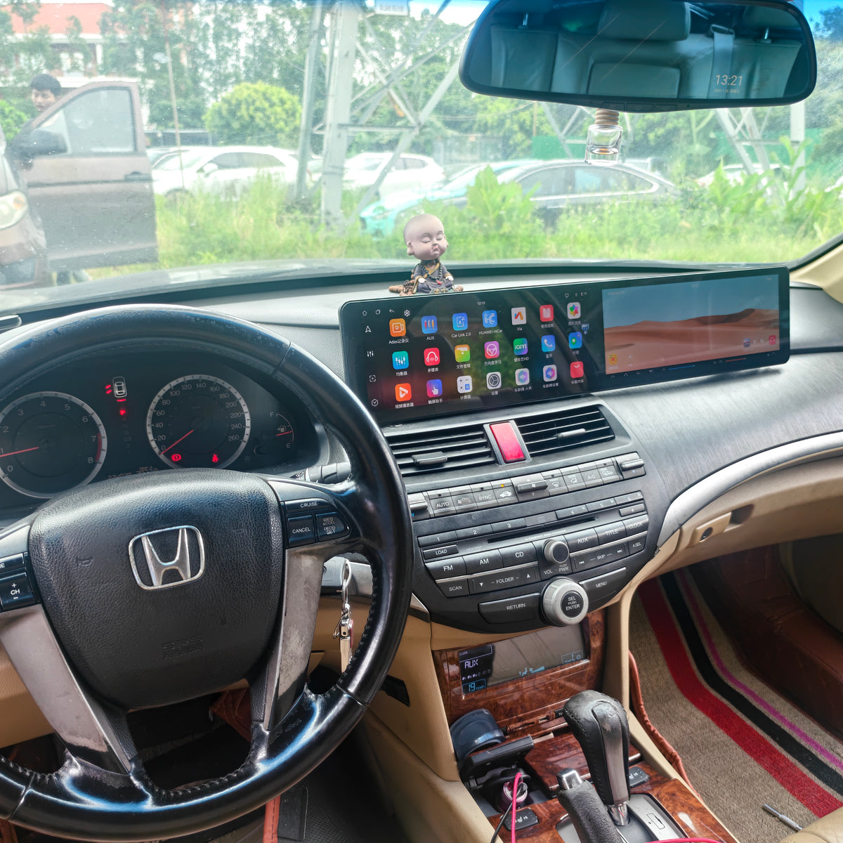 10.25-inchTriple-screen Android Car DVD Playerand Multimedia Radio for Honda Accord 8th Generation (Crosstour 2010–2013) CP1, CP2, CP3 (2008–2013)
