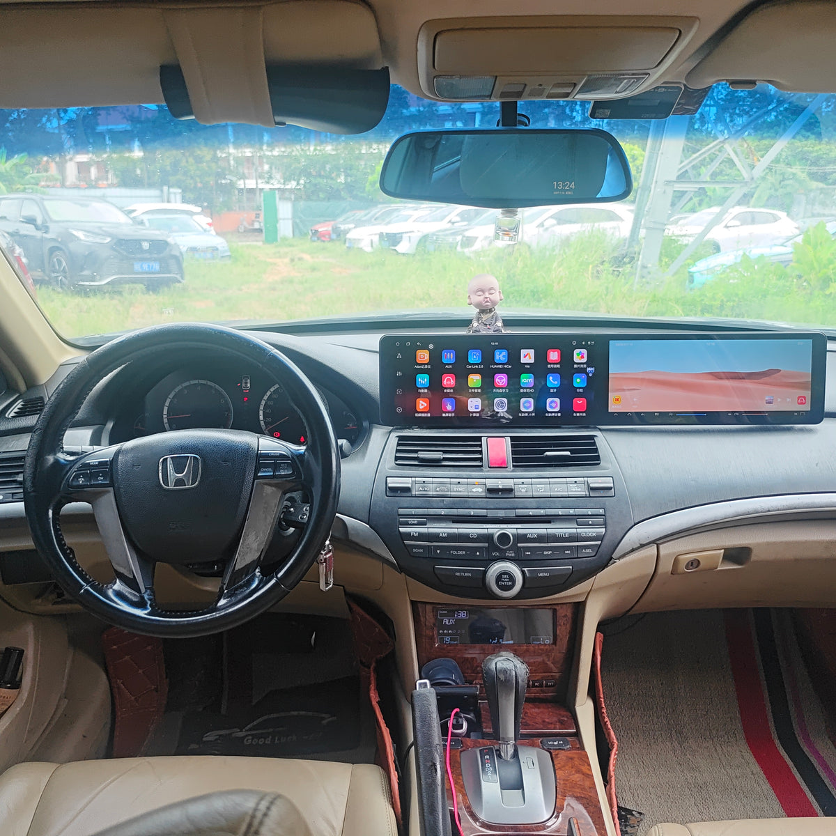 10.25-inchTriple-screen Android Car DVD Playerand Multimedia Radio for Honda Accord 8th Generation (Crosstour 2010–2013) CP1, CP2, CP3 (2008–2013)