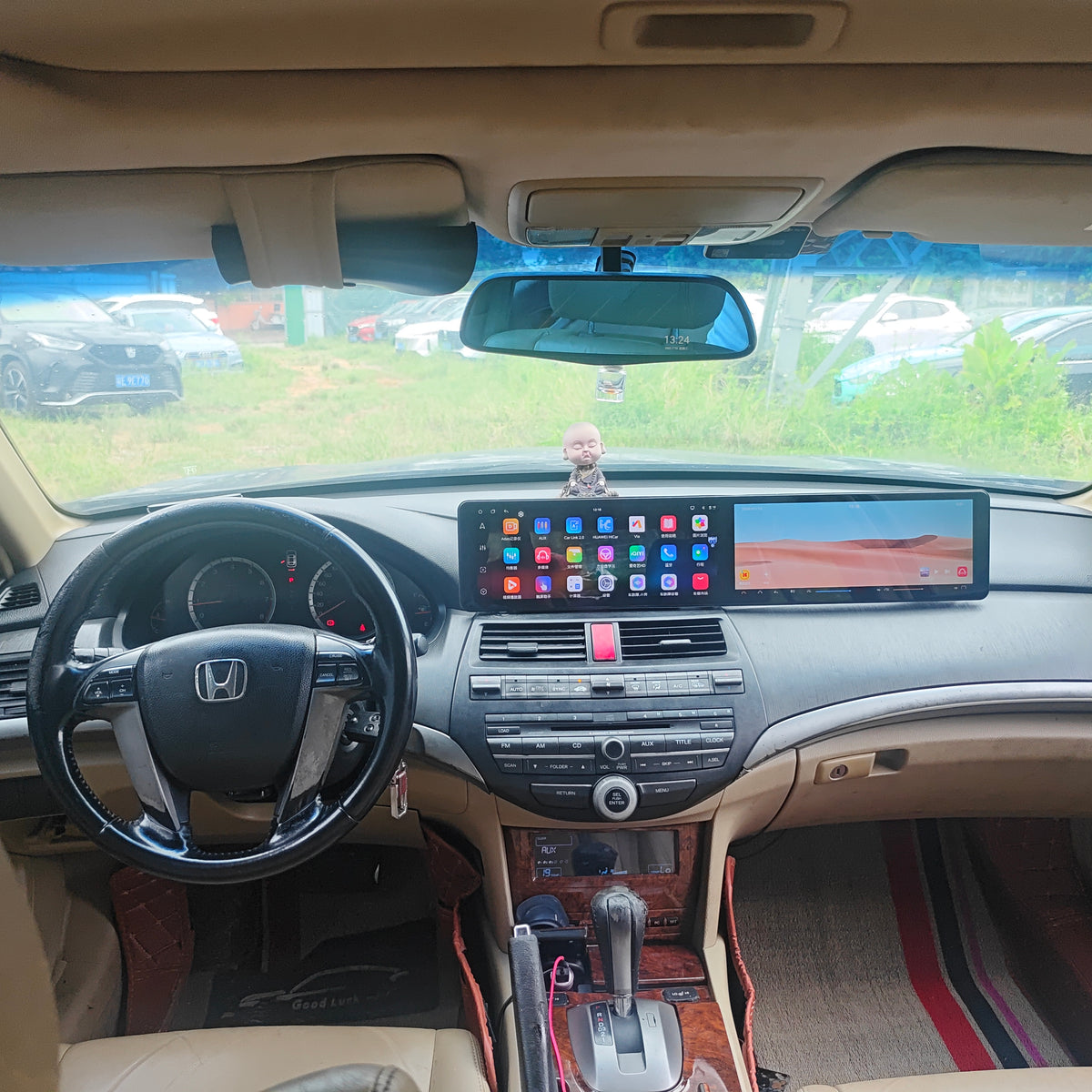 10.25-inchTriple-screen Android Car DVD Playerand Multimedia Radio for Honda Accord 8th Generation (Crosstour 2010–2013) CP1, CP2, CP3 (2008–2013)