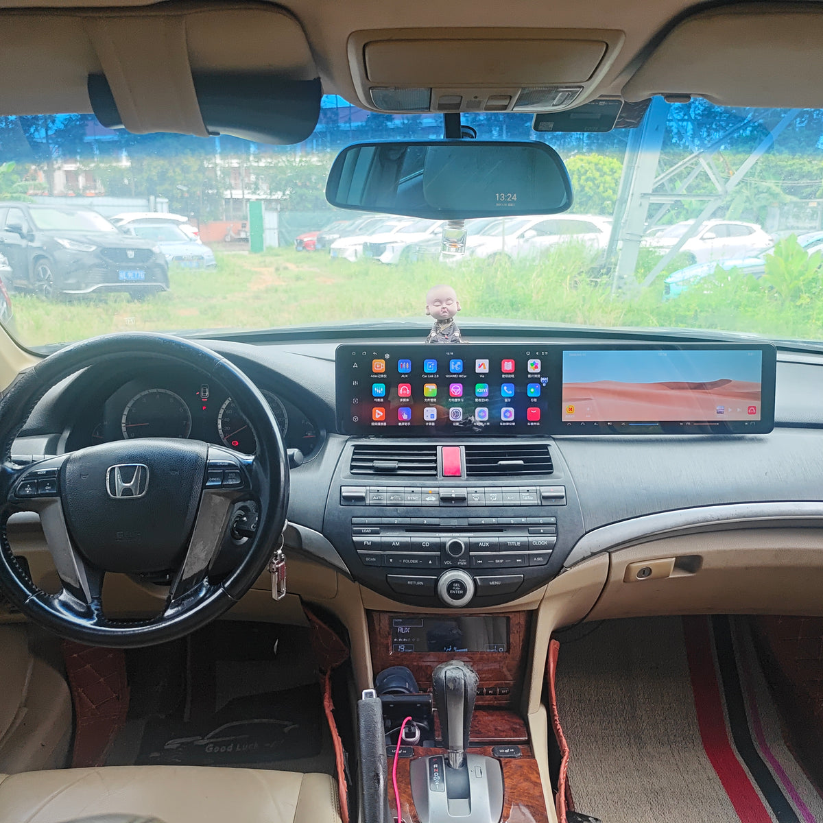 10.25-inchTriple-screen Android Car DVD Playerand Multimedia Radio for Honda Accord 8th Generation (Crosstour 2010–2013) CP1, CP2, CP3 (2008–2013)