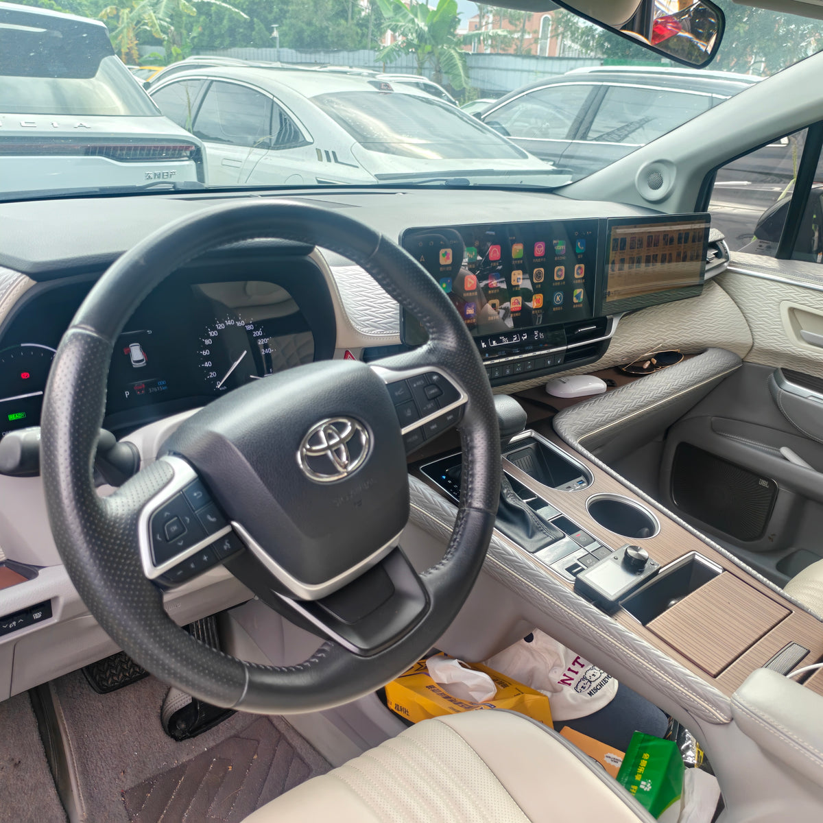 12.3-inch Android Dual-Screen Multimedia Car DVD Player for Toyota Sienna (XL40) 2021–2026