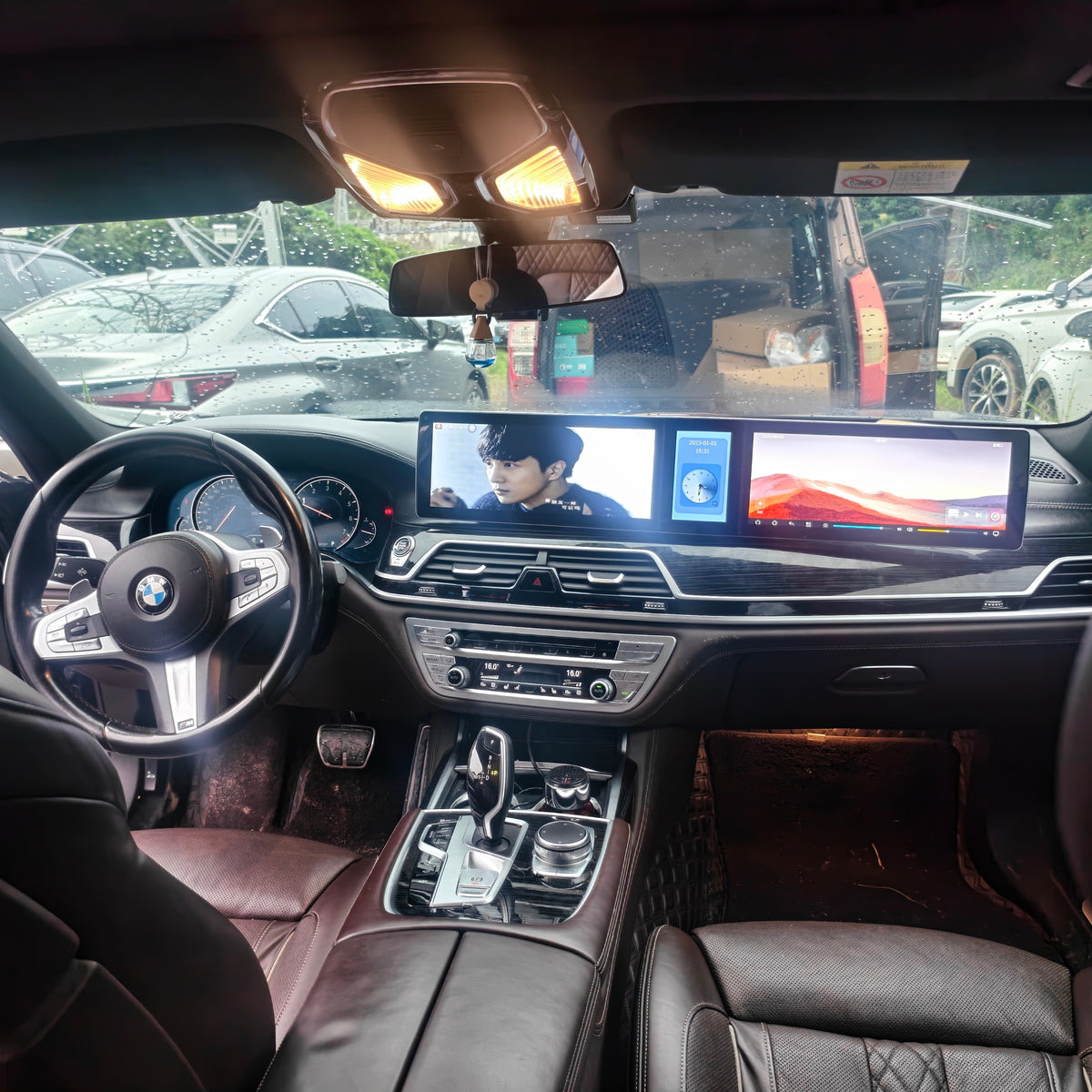 12.3-inch Triple-Screen Android Car DVD Player & Multimedia Radio for BMW 7 Series G11,G12 2016-2019