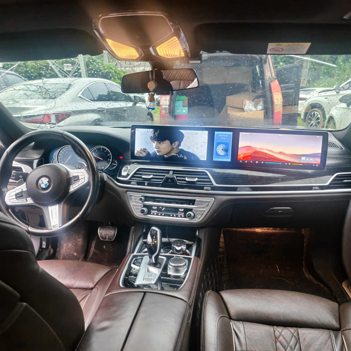 12.3-inch Triple-Screen Android Car DVD Player & Multimedia Radio for BMW 7 Series G11,G12 2016-2019