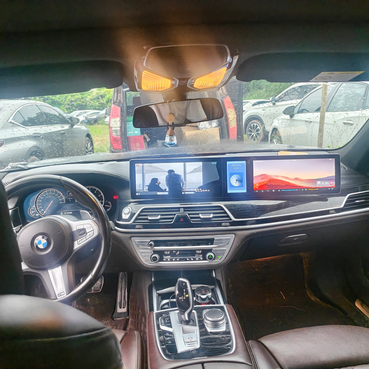 12.3-inch Triple-Screen Android Car DVD Player & Multimedia Radio for BMW 7 Series G11,G12 2016-2019