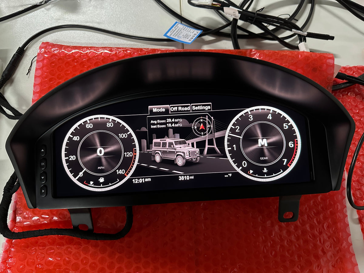 Car Auto Speedometer for Land Rover Defender 2007-2016 LCD Digital Cluster Car Upgrade Dashboard Instrument