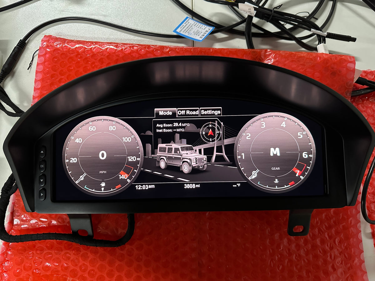 Car Auto Speedometer for Land Rover Defender 2007-2016 LCD Digital Cluster Car Upgrade Dashboard Instrument