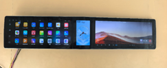 12.3-inch Triple-Screen Android Car DVD Player & Multimedia Radio for BMW 5 Series (CIC) 2011–2012