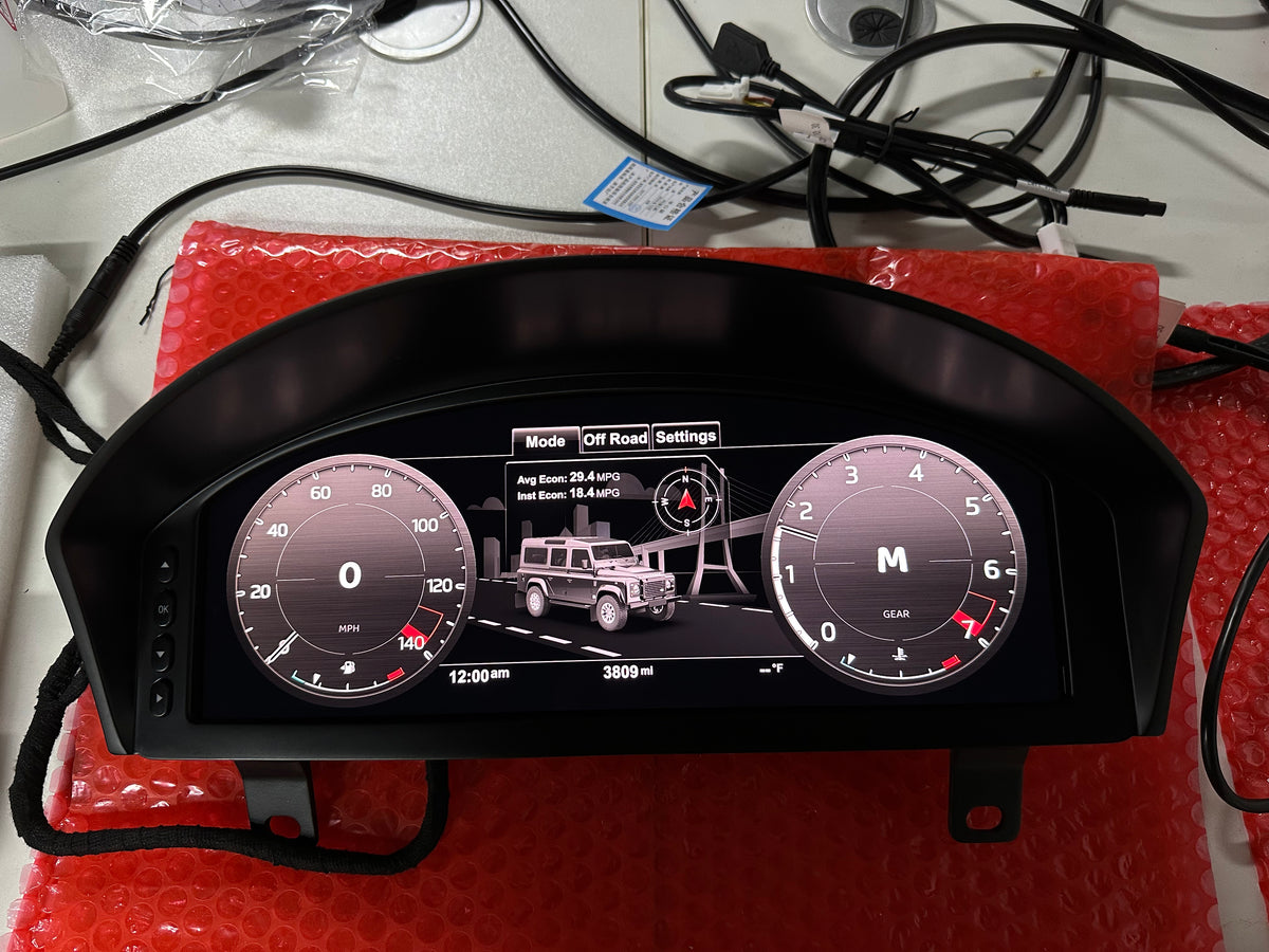 Car Auto Speedometer for Land Rover Defender 2007-2016 LCD Digital Cluster Car Upgrade Dashboard Instrument