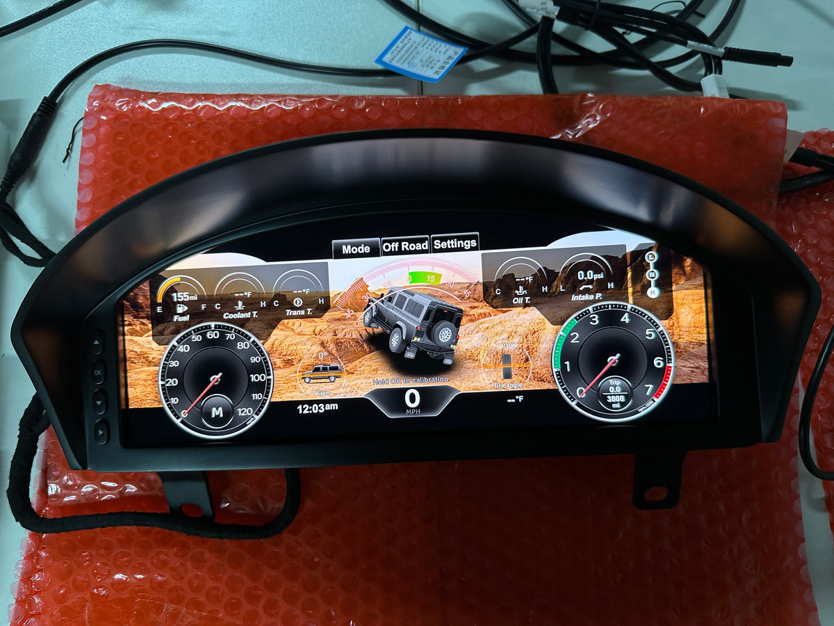 Car Auto Speedometer for Land Rover Defender 2007-2016 LCD Digital Cluster Car Upgrade Dashboard Instrument